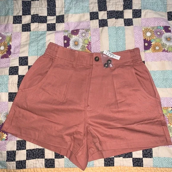 Madewell Drape-weave Tailored Shorts - Picture 8 of 9
